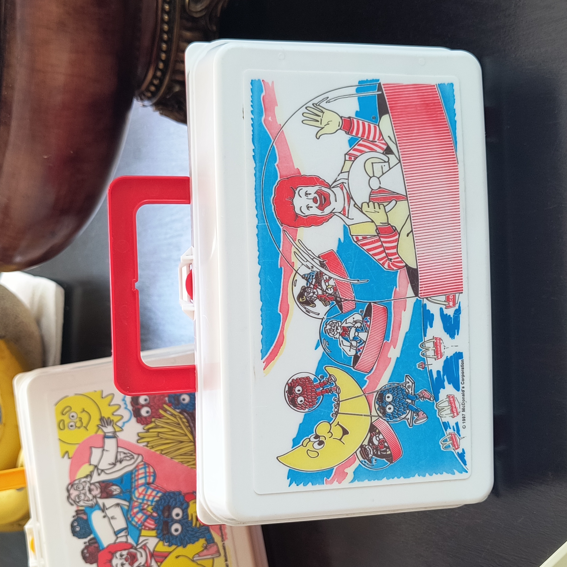 1987 Vintage Lunch Box Toy Box